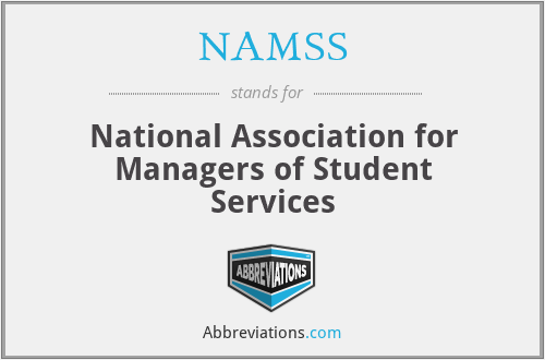 NAMSS - National Association for Managers of Student Services