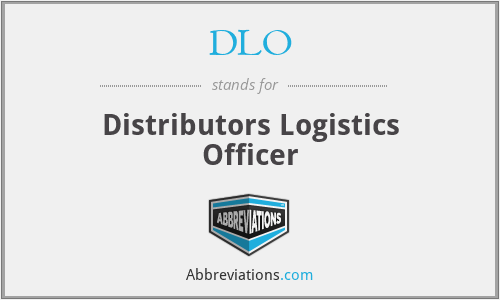 DLO - Distributors Logistics Officer