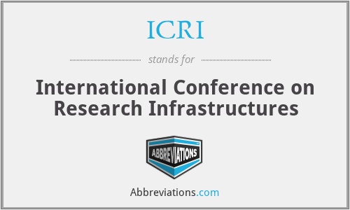 ICRI - International Conference on Research Infrastructures