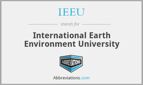 IEEU - International Earth Environment University