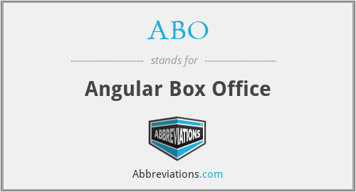 ABO - Angular Box Office