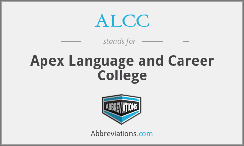 ALCC - Apex Language and Career College