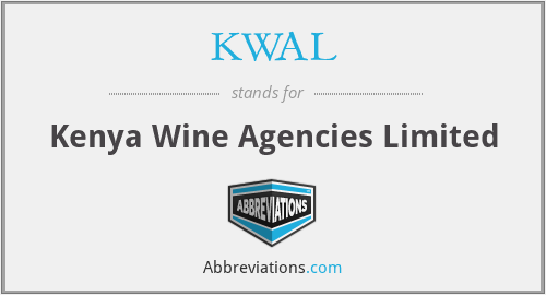 KWAL - Kenya Wine Agencies Limited