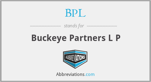 BPL - Buckeye Partners L P
