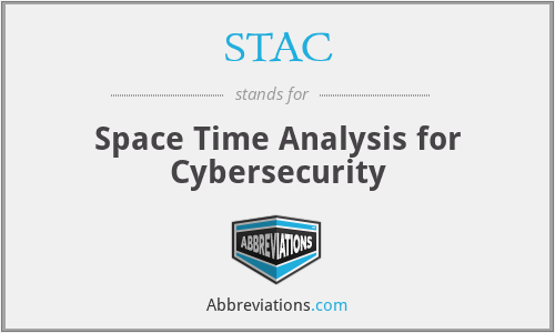 STAC - Space Time Analysis for Cybersecurity