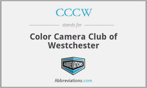 CCCW - Color Camera Club of Westchester