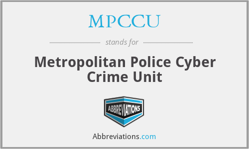 MPCCU - Metropolitan Police Cyber Crime Unit