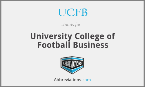 UCFB - University College of Football Business