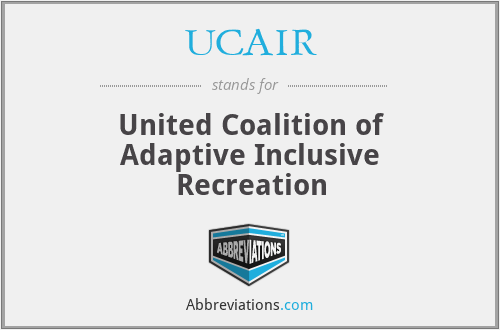 UCAIR - United Coalition of Adaptive Inclusive Recreation