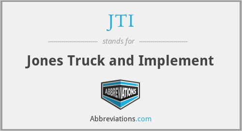 JTI - Jones Truck and Implement