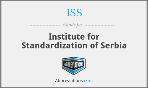 ISS - Institute for Standardization of Serbia