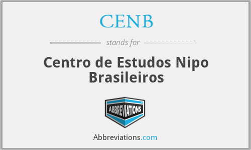 CENB - Centro de Estudos Nipo Brasileiros