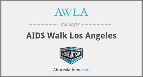 AWLA - AIDS Walk Los Angeles