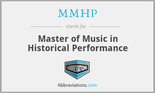 MMHP - Master of Music in Historical Performance