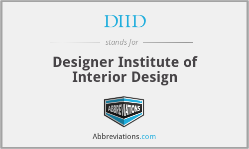 DIID - Designer Institute of Interior Design