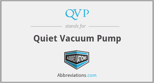 QVP - Quiet Vacuum Pump