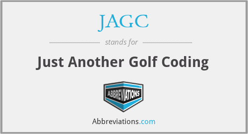 JAGC - Just Another Golf Coding