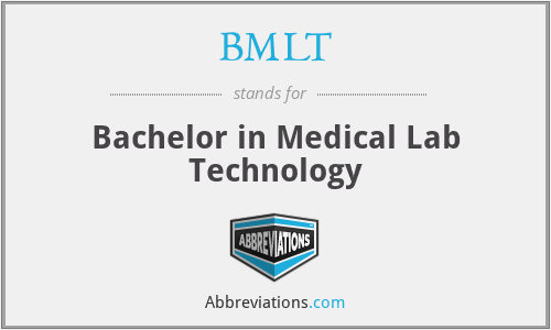 BMLT - Bachelor in Medical Lab Technology