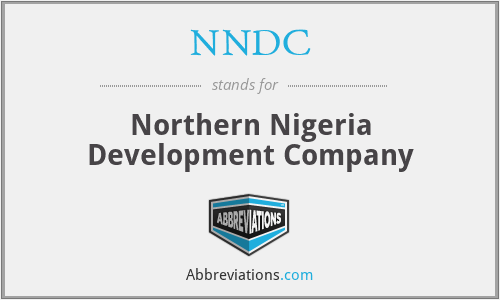 NNDC - Northern Nigeria Development Company