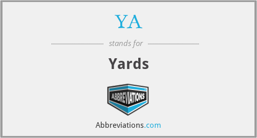 YA - Yards