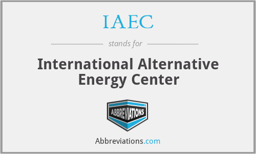 IAEC - International Alternative Energy Center