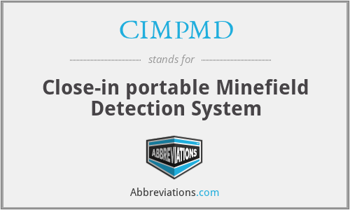 CIMPMD - Close-in portable Minefield Detection System