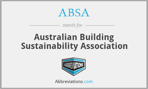 ABSA - Australian Building Sustainability Association