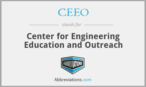 CEEO - Center for Engineering Education and Outreach