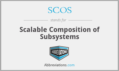 SCOS - Scalable Composition of Subsystems