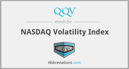 QQV - NASDAQ Volatility Index