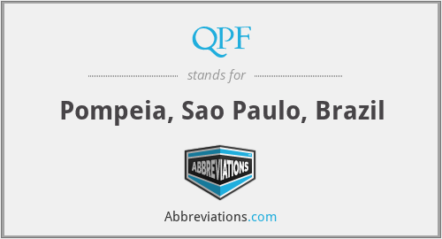 QPF - Pompeia, Sao Paulo, Brazil
