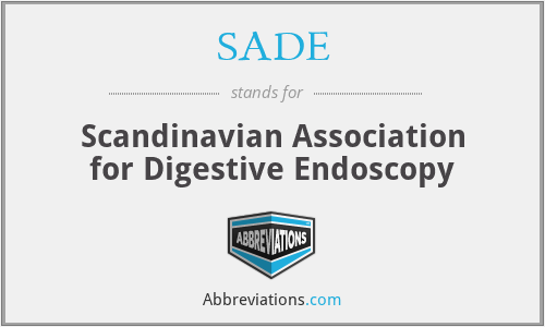 SADE - Scandinavian Association for Digestive Endoscopy