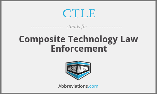 CTLE - Composite Technology Law Enforcement