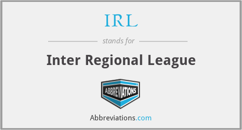 IRL - Inter Regional League