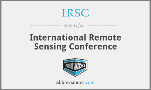 IRSC - International Remote Sensing Conference