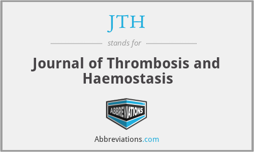 JTH - Journal of Thrombosis and Haemostasis