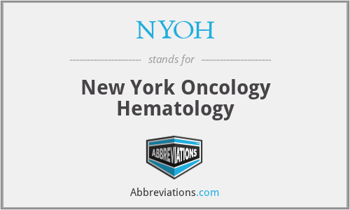 NYOH - New York Oncology Hematology