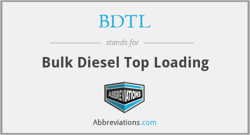 BDTL - Bulk Diesel Top Loading