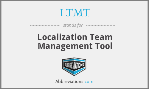 LTMT - Localization Team Management Tool
