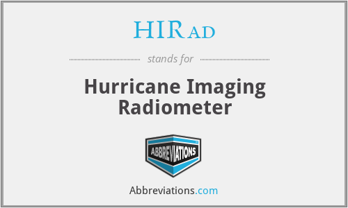 HIRad - Hurricane Imaging Radiometer