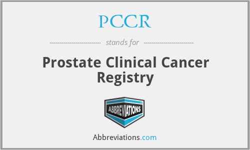 PCCR - Prostate Clinical Cancer Registry