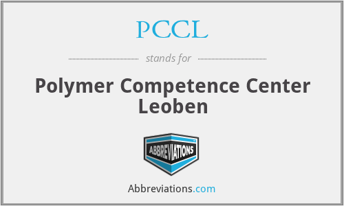PCCL - Polymer Competence Center Leoben
