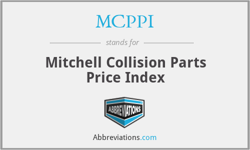 MCPPI - Mitchell Collision Parts Price Index