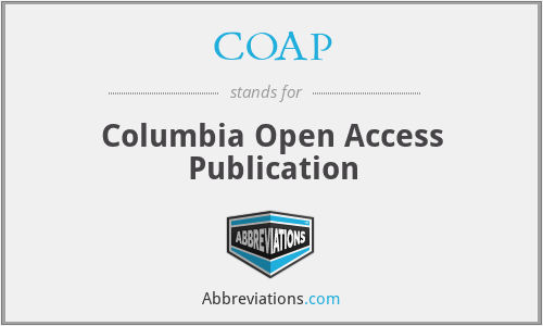 COAP - Columbia Open Access Publication