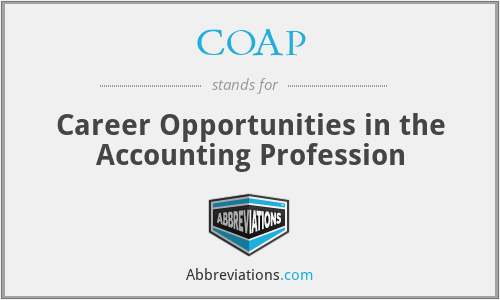 COAP - Career Opportunities in the Accounting Profession