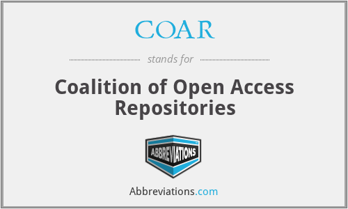 COAR - Coalition of Open Access Repositories