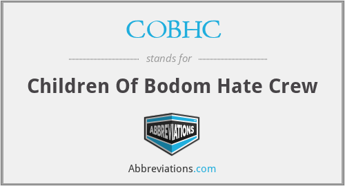 COBHC - Children Of Bodom Hate Crew