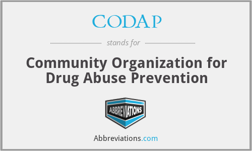 CODAP - Community Organization for Drug Abuse Prevention