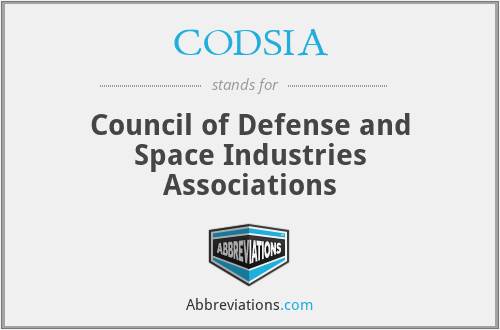 CODSIA - Council of Defense and Space Industries Associations