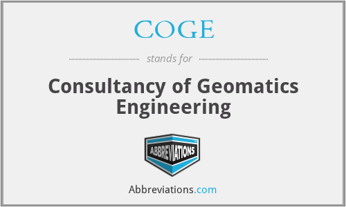 COGE - Consultancy of Geomatics Engineering